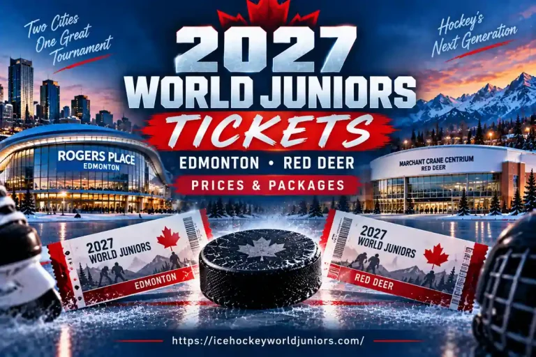 2027 World Junior Championship tickets for Edmonton and Red Deer