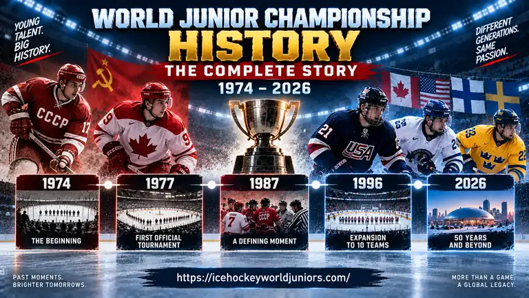 World Junior Championship History from 1974 to 2026
