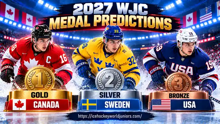 2027 World Junior Championship Predictions: Gold, Awards & Standings 2 2027 World Junior Championship medal predictions with Canada gold, Sweden silver and USA bronze