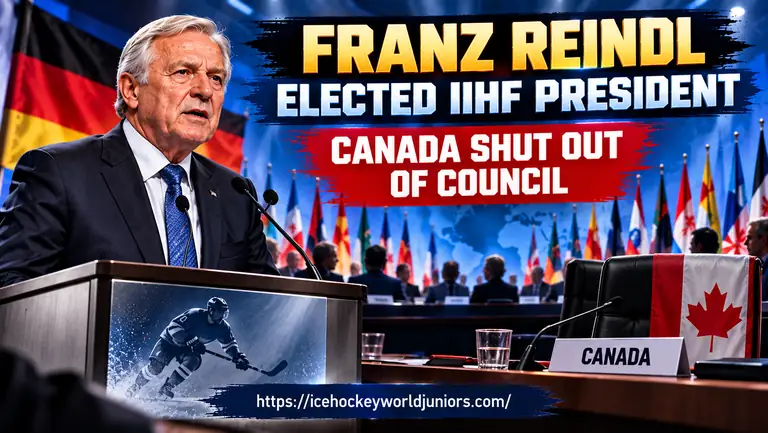 Franz Reindl elected IIHF president as Canada loses its council seat