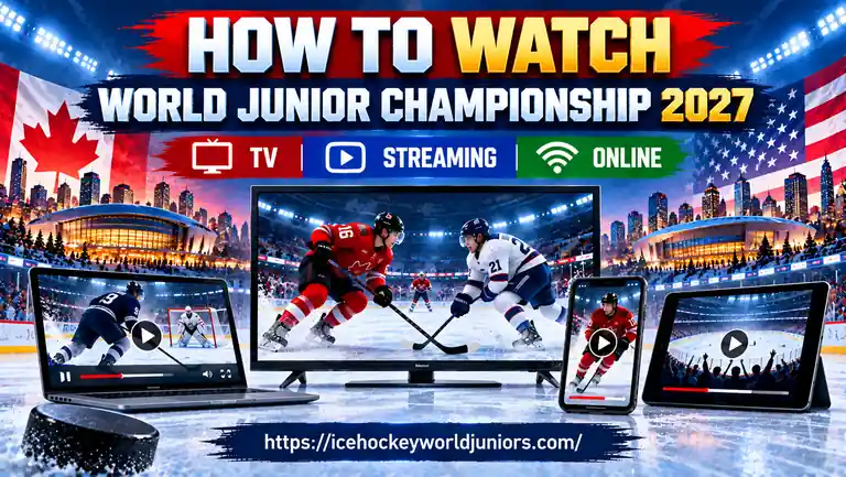How to watch the 2027 World Junior Championship: TV and streaming guide 5 How to watch the 2027 World Junior Championship on TV and streaming
