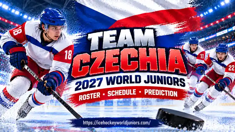 Team Czechia 2027 World Junior Championship roster schedule and prediction