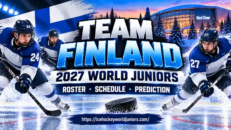 Team Finland 2027 World Junior Championship roster schedule and prediction