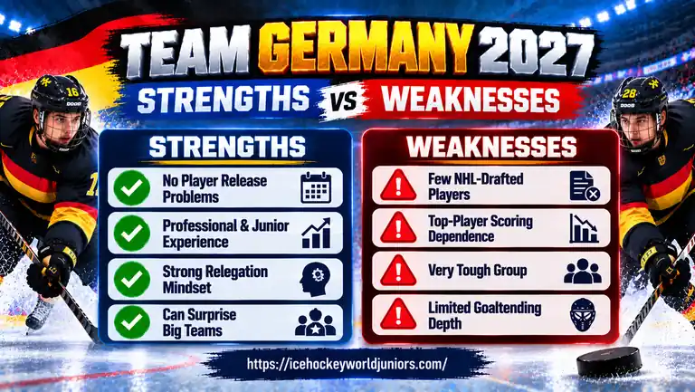 Team Germany 2027 strengths and weaknesses for the World Junior Championship