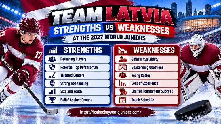 Team Latvia 2027 strengths and weaknesses for the World Junior Championship