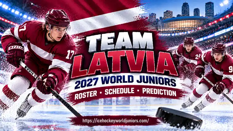 Team Latvia 2027 World Junior Championship roster schedule and prediction