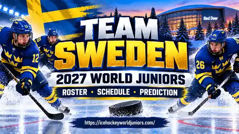 Team Sweden 2027 World Junior Championship roster schedule and prediction