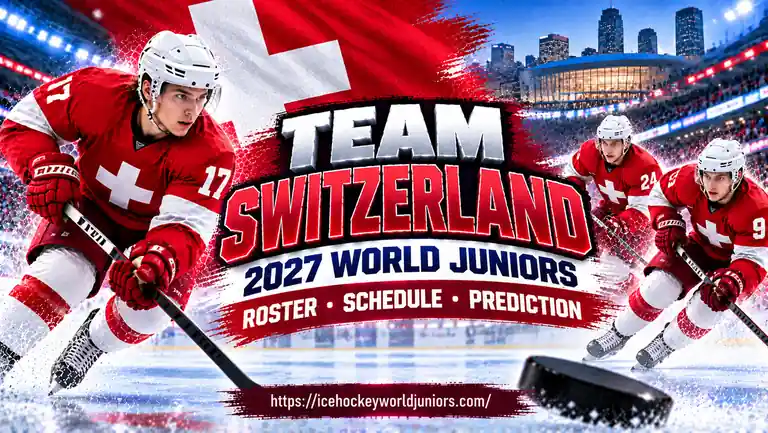 Team Switzerland at the 2027 WJC: Roster, Schedule, History & Predictions 1 Team Switzerland 2027 World Junior Championship roster schedule and prediction